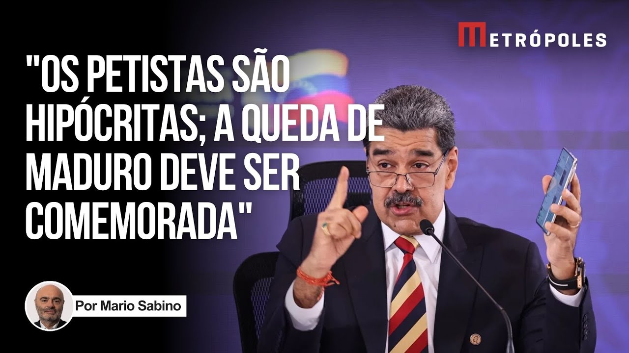 Os petistas são hipócritas a queda de Maduro deve ser comemorada diz Mario Sabino