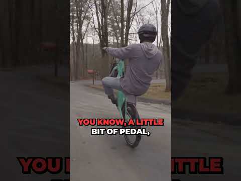 Mastering the art of riding a wheelie on an electric bike