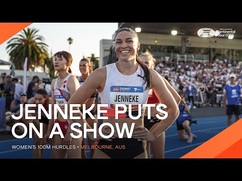 Hurdle masterclass from Jenneke 🇦🇺🔥  | Continental Tour Gold 2023