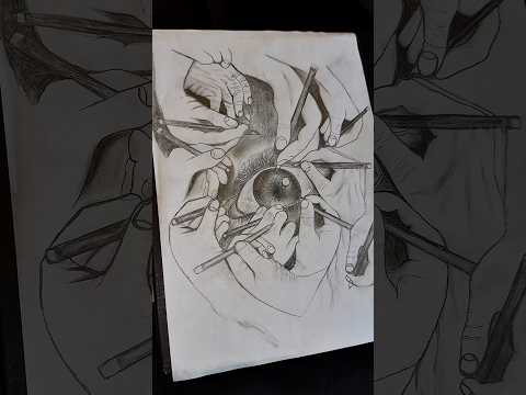 This took hours but worth it.So many hands one vision👁️🤯#plz_subscribe_my_channel #shortsfeed