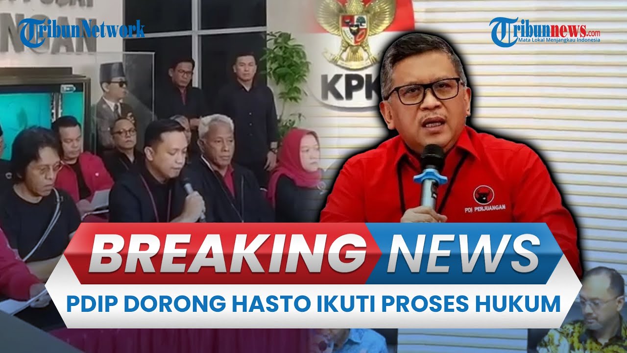 🔴 BREAKING NEWS: PDIP Klarfikasi soal Tersangka Sekjen Hasto Kristiyanto Buntut Kasus Harun Masiku