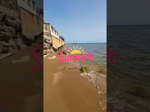 Issos Beach Corfu 🇬🇷🌅😎 #music #beach #corfu #travel #greece #walking #summer #shorts #youtube #dji