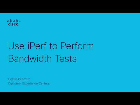 Use iPerf on Catalyst 9000 Switches to Perform Bandwidth Tests