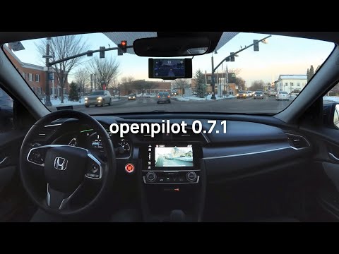 Rural Roads and Intersections | openpilot CHALLENGE #1 | 0.7.1 self-driving