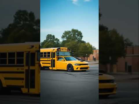 Hellcat schoolbus #trend #funny #trending #music #trendingshorts #automobile #1900rugrat #drift