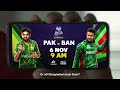 ICC Mens T20 World Cup: Pakistan vs Bangladesh