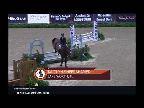 Dany Villars & Kaitlyn Sheerahamed (5th) NHS Adult EQ Championship 2025