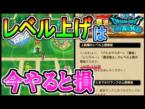 【ドラクエウォーク】レベル上限解放！でも今レベル上げするのはおすすめしません！理由はこれ！【ドラゴンクエストウォーク】