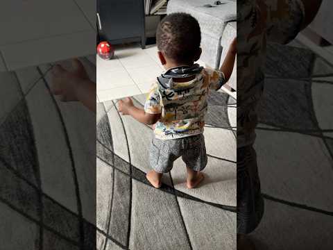 Baby takes his first steps 😭😭#shorts #babyshorts #babyboy #baby #ytshorts