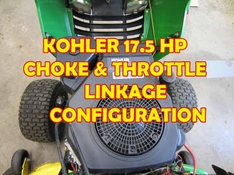Kohler 17.5 HP Engine Carburetor Choke & Throttle Linkage ... rx300 wiring diagram 