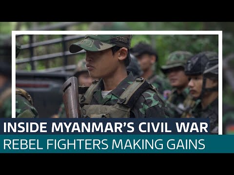 Inside Myanmar's civil war: ITV News given rare access to rebel forces  | ITV News