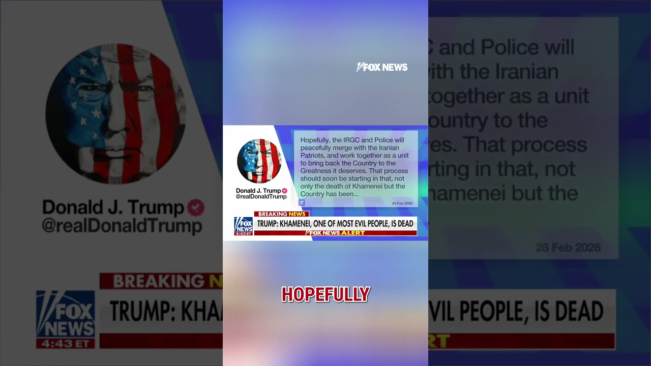 Trump: Khamenei, one of the most evil people in history, is dead #shorts #news #foxnews #iran