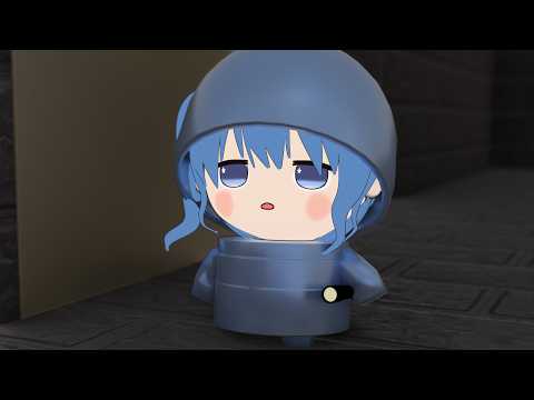 1人だけになりビビるすいちゃんに爆笑するみこちとスバル【さくらみこ/星街すいせい/大空スバル/ホロライブ切り抜き】【3Dアニメ】