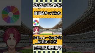 【2026 FIFA W杯】抽選会やってみた【霜月陸斗/吉本興業】 #shorts  #サッカー  #W杯