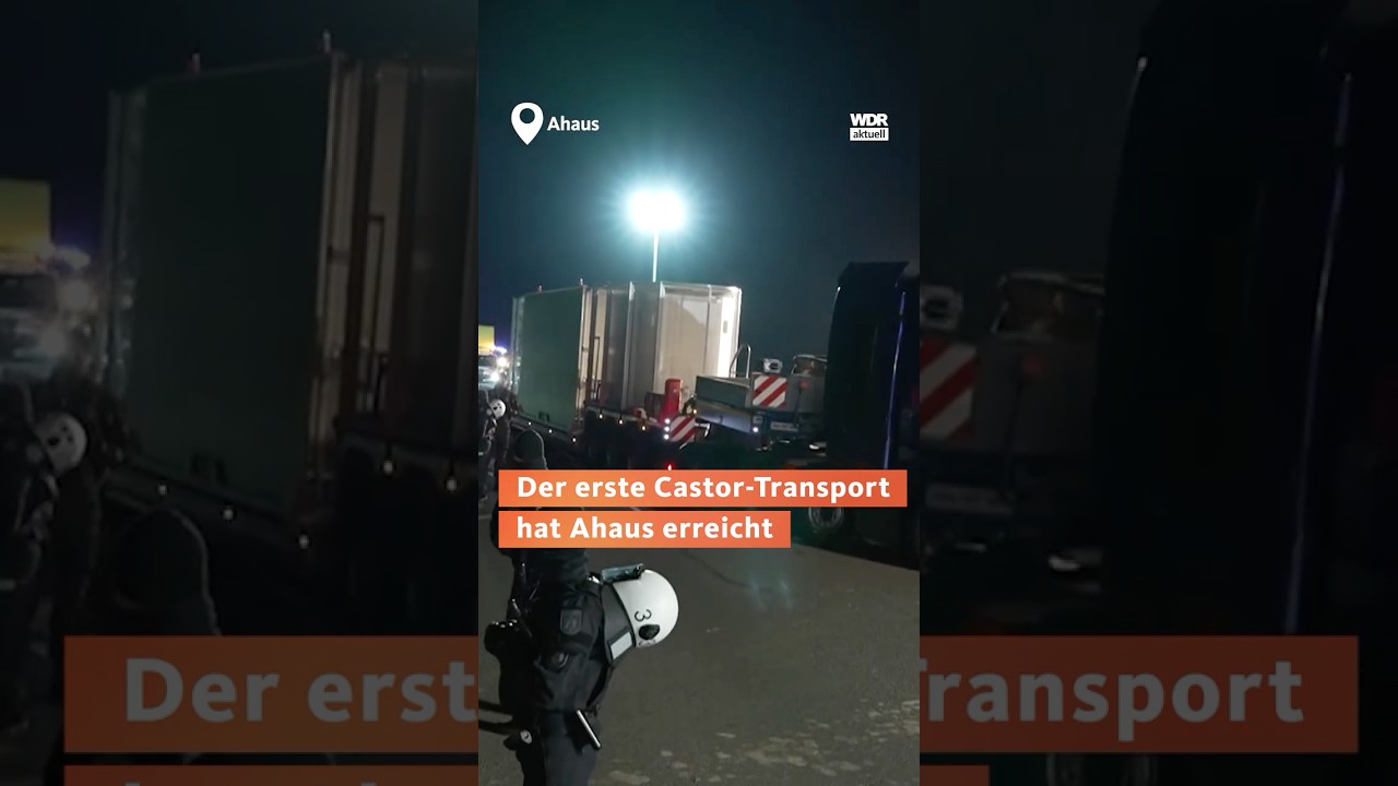 So lief der erste Transport von atommüll in nrw ab wdraktuell nachrichten