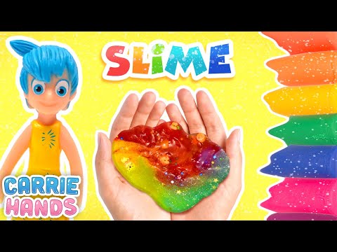 Inside Out 2 Characters DIY Slime Mixing  | Craft Videos For Kids