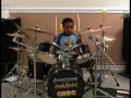 Michael Jackson -  Beat It,  Drum Cover, 4 Year old Drummer