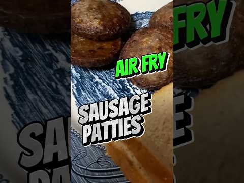 Air Fry Sausage Patties #shorts 