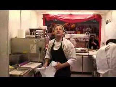 El pollo, el pez y el cangrejo real'