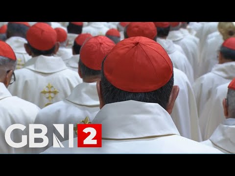 WATCH: Cardinals participate in holy mass after new pope is elected