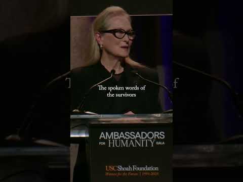 The Stories of Holocaust Survivors I Meryl Streep I USC Shoah Foundation