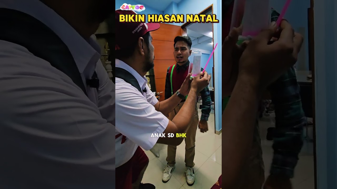 Mau Tau Tutorial Bikin Hiasan Natal??? #shorts #caiyoo