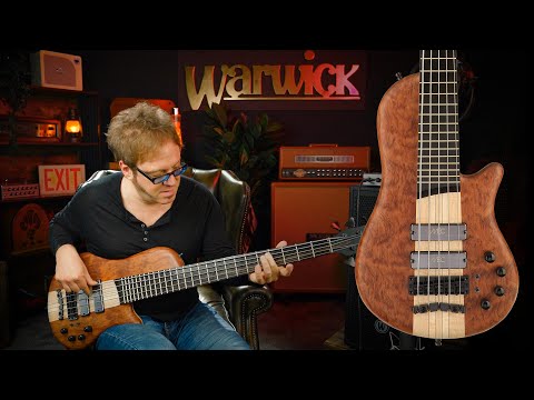 THAT TONE! Stunning Single Cut Neck Through Bass Guitar Demo | Warwick Masterbuilt Thumb SC