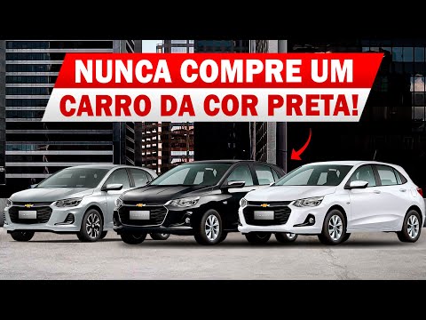 COR INFLUENCIA NO DESEMPENHO? Não compre carro Preto sem saber disto!