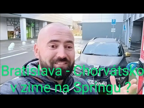 Šialený nápad? Dacia Spring Bratislava - Chorvátsko v zime #spring #dacia #elektromobil