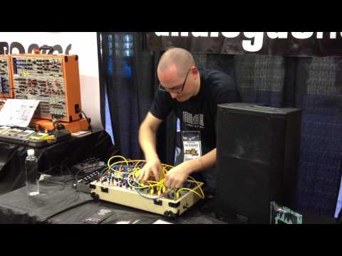 MATRIXSYNTH NAMM 2013: Richard Devine on Make Noise Modular at the Analogue Haven Booth