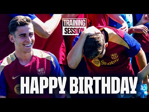 TEAMMATES CONGRATULATE FERMÍN ON HIS BIRTHDAY 🎂 | FC Barcelona 🔵🔴