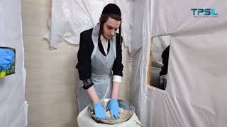 Hasidim Bake Matzot in Rehovot Ahead of Passover