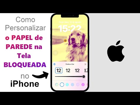 Como Personalizar o PAPEL de PAREDE do iPhone