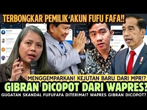 MENGGEMPARKAN, GIBRAN AKAN DI COPOT DARI JABATANNYA ⁉️