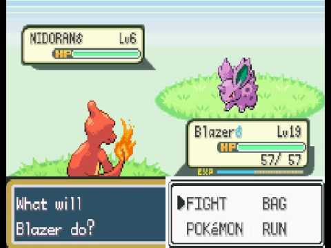 Pokemon Leaf Green Walkthrough Part 6 - Route 3 and Damn Nidoran! - YouTube