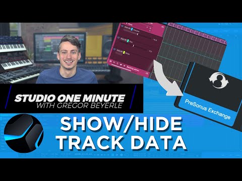 How to fold Track Layers, Automation & Folders in Studio One