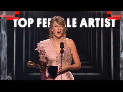 Taylor Swift Accepting Top Female Artist Award - BBMAS 2018