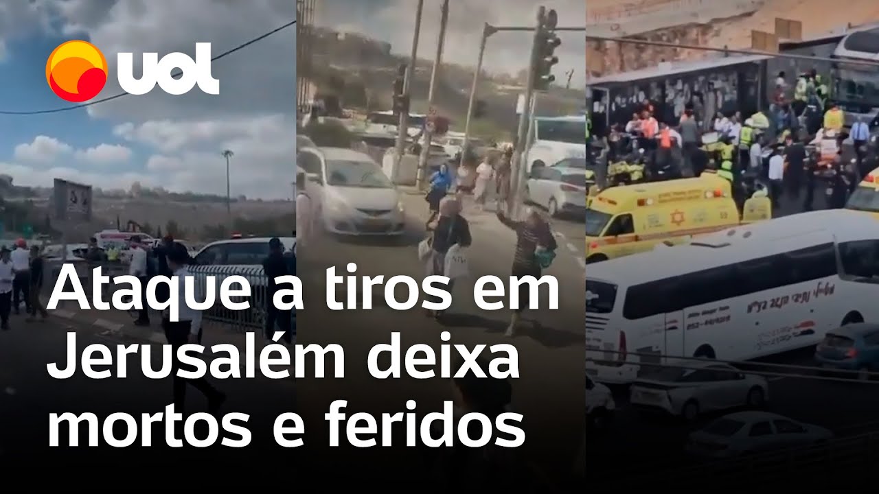 Ataque a tiros em Jerusalém deixa mortos e feridos Israel ameaça Gaza com aniquilamento
