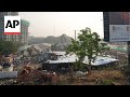 Billboard collapses onto people in Mumbai, India, killing at least 14