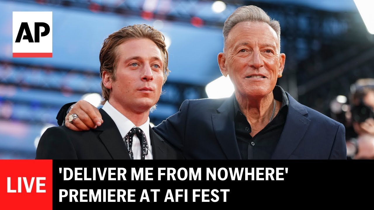 LIVE: Bruce Springsteen biopic 'Deliver Me From Nowhere' premiere at AFI Fest