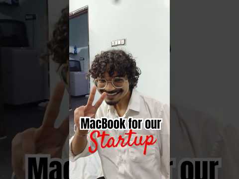 We bought first apple mac book for our start up ❤️🔥 #shortsvideo #motivation #startup #ai #softwar