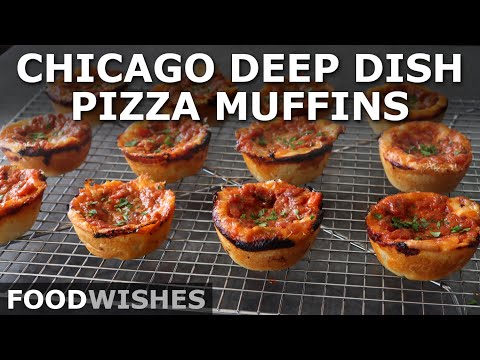 Chicago Deep Dish Pizza "Muffins" - Food Wishes