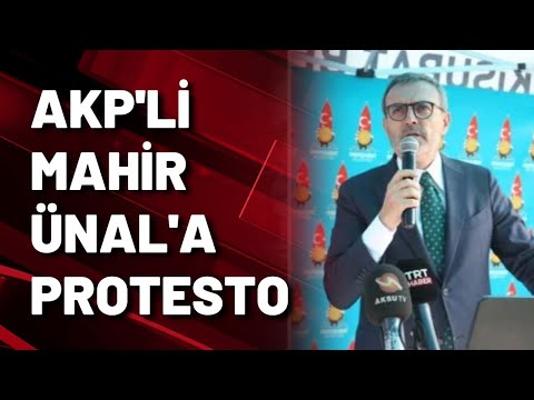 AKP'nin kaleleri yıkıldı mı? AKP'li Mahir Ünal protesto edildi