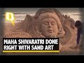 Watch: Sand Artist Makes Shivaratri Special at the Puri Beach