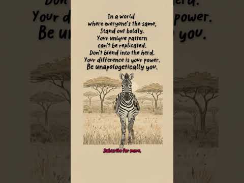 Dare to Be Different... #shorts #motivation #naturelovers #success