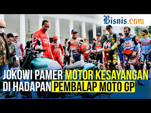 Presiden Jokowi Terima Pembalap MotoGP, Ini Keseruannya