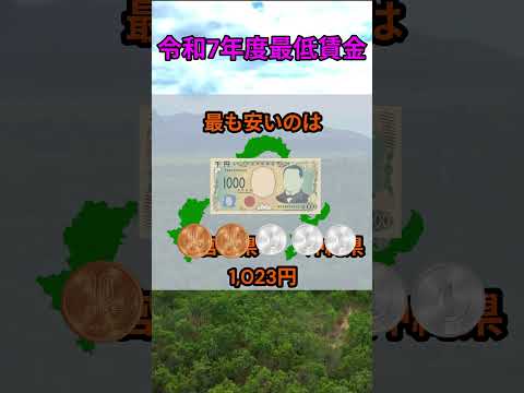 令和7年度都道府県別最低賃金一覧と解説 サムネイル