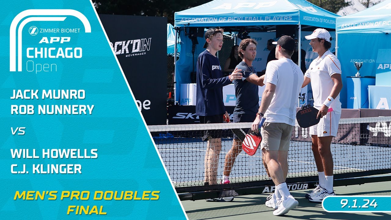 2024 Zimmer Biomet APP Chicago Open I Munro/Nunnery vs. Howells/Klinger | Men's Doubles Final