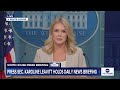 LIVE: White House press briefing