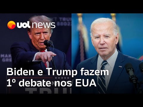 Trump e Biden fazem primeiro debate da eleição dos EUA; pesquisas apontam empate técnico